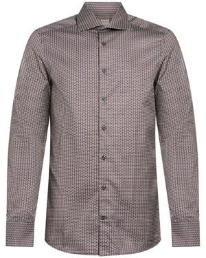 Stenströms Shirt Cotton - Brown