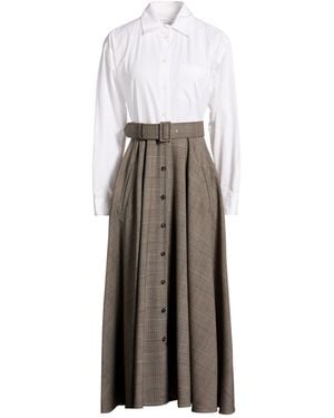 Sara Roka Midi Dress - White