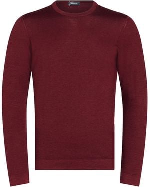 Rossopuro Burgundy Sweater Wool - Red