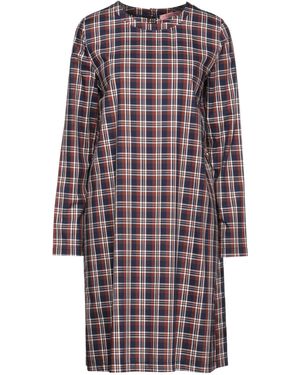 Rose' A Pois Midi Dress - Purple