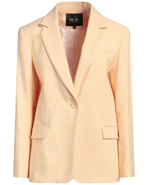 Maje Blazer Viscose, Polyester, Elastane - Natural