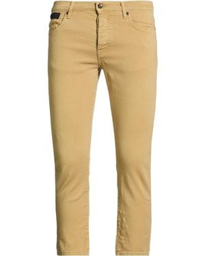 CoSTUME NATIONAL Contemporary Military Trousers Cotton, Elastane - Natural