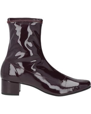 BALLERETTE Dark Ankle Boots Synthetic Material - Purple