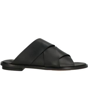 Clarks Sandals Leather - Black