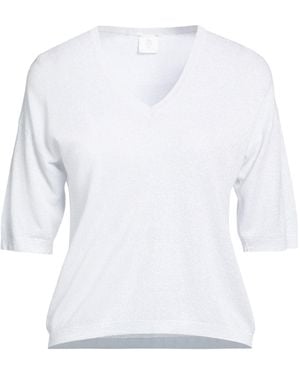 Eleventy Sweater Viscose, Polyester - White
