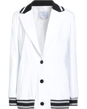 Gaelle Paris Jacket Viscose, Polyamide, Elastane - White