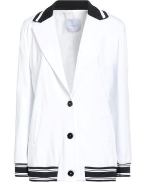 Gaelle Paris Jacket Viscose, Polyamide, Elastane - White