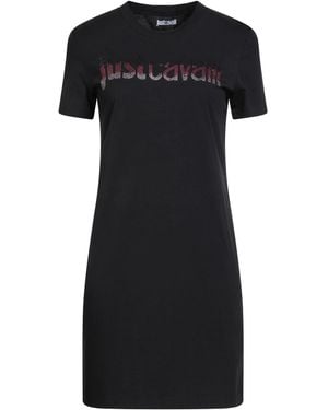 Just Cavalli Mini Dress Cotton - Black