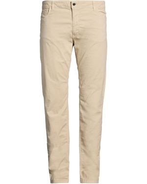 CoSTUME NATIONAL Trousers Cotton, Elastane - Natural
