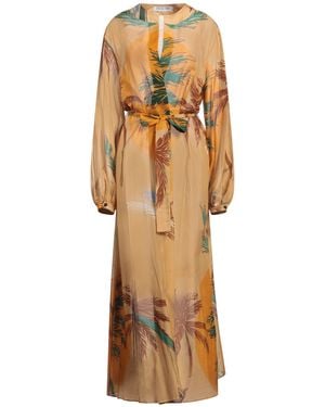 Raquel Diniz Sand Overcoat & Trench Coat Cotton, Silk - Natural