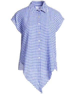120% Lino Shirt Linen - Blue