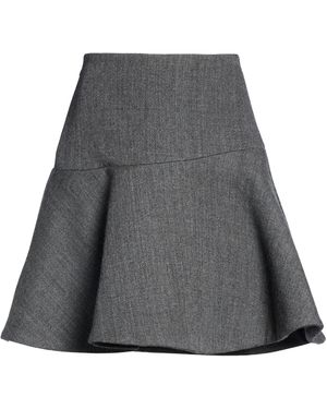 Jil Sander Mini Skirt Virgin Wool, Polyamide - Grey