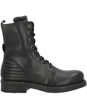 Replay Botines De Caña Alta - Negro