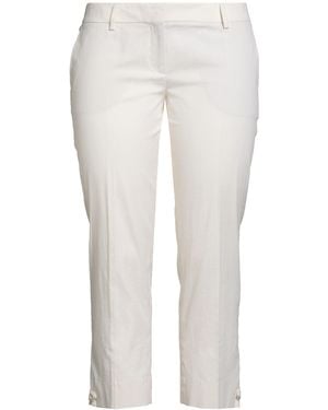 Incotex Cream Pants Cotton - White