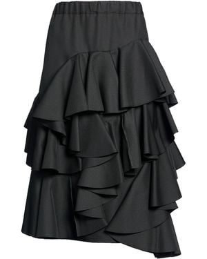 Comme des Garçons Midi Skirt Polyester - Black