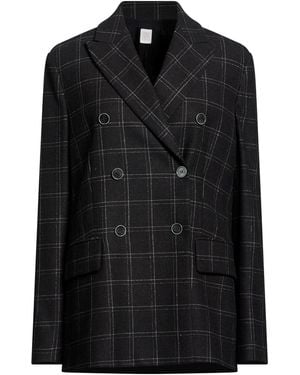 Eleventy Blazer Wool, Elastane - Black