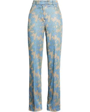 Kaos Sand Trousers Polyester, Polyamide, Viscose, Elastane, Metallic Polyester - Blue