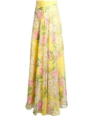 GIADA CURTI RESORT Maxi Skirt Polyester - Yellow