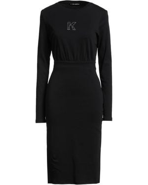 KARL LAGERFELD Midi Dress - Black