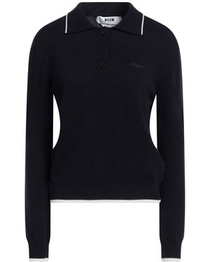 MSGM Midnight Jumper Wool, Cashmere - Blue