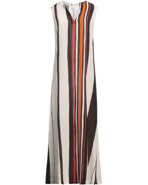Aspesi Maxi Dress Silk - Brown