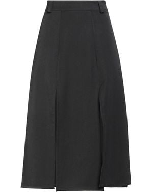Kontatto Midi Skirt Polyester, Viscose, Elastane - Black