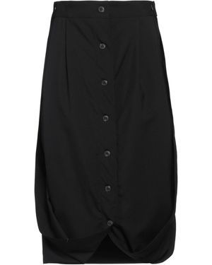 Quira Midi Skirt Virgin Wool, Mohair Wool - Black