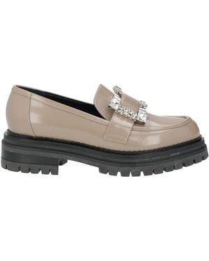 Sergio Rossi Loafers Leather - Gray