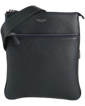 Serapian Cross-Body Bag Leather - Black