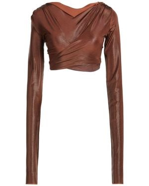 Rick Owens Top Viscose, Elastane - Brown