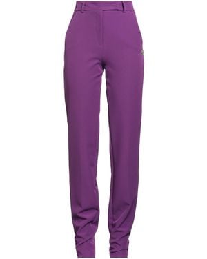 REVISE CONCEPT Pants Polyester, Elastane - Purple