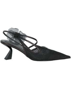 Nensi Dojaka Pumps Textile Fibers, Leather - Black