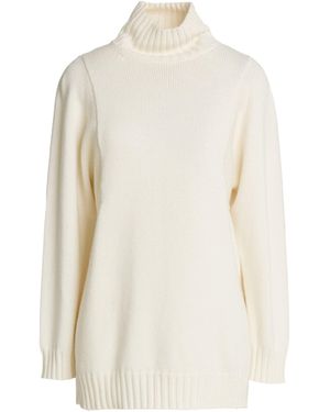 Max Mara Col Roulé - Blanc