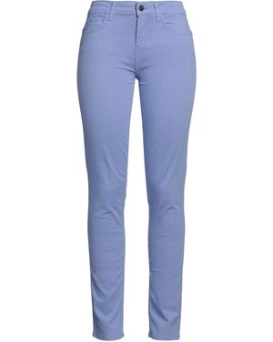 Rebel Queen Trousers Cotton, Polyester, Elastane - Blue