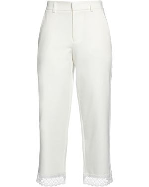 Twinset Pantalone - Bianco