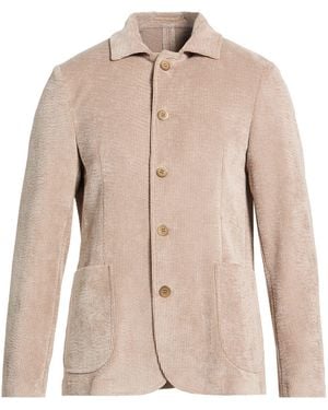 AT.P.CO Taupe Blazer Polyester, Polyamide, Elastane - Natural