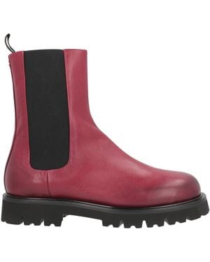 Halmanera Ankle Boots Leather - Purple