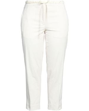 パンツ JIL SANDER IVORY VISCOSE BLEND PANT Jil Sander Ivory Pants Viscose, Linen in Blue | Lyst