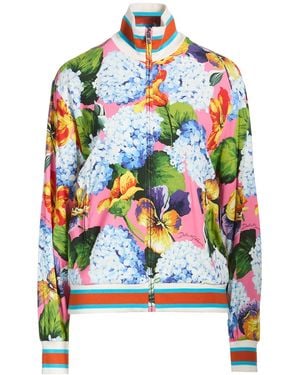 Dolce & Gabbana Jacket Viscose, Elastane, Silk, Cotton - Blue