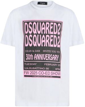 DSquared² T-Shirt Cotton - White