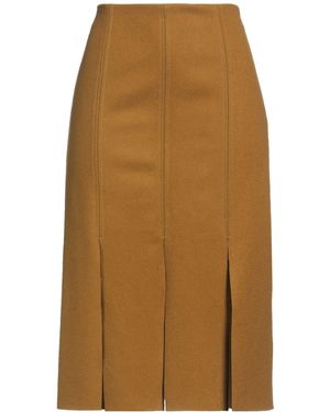 Erika Cavallini Semi Couture Midi Skirt - Natural