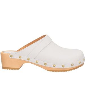 MyChalom Mules & Clogs - White