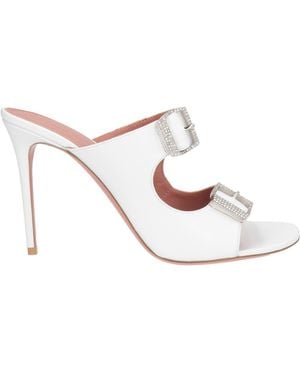AMINA MUADDI Sandals Leather - White