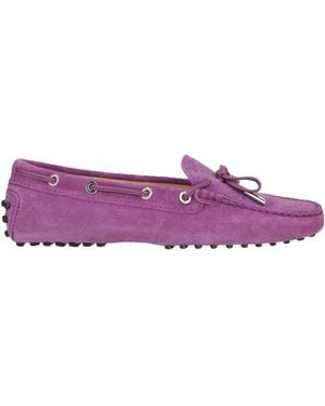 Tod's Loafers Leather - Purple
