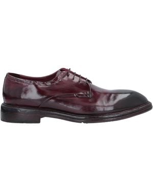 LEMARGO Lace-Up Shoes Soft Leather - Purple