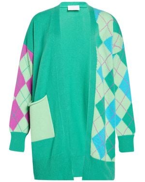 Vanisé Cardigan Virgin Wool, Cashmere - Blue