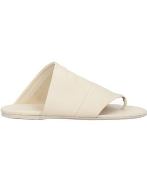 Marsèll Ivory Thong Sandal Calfskin - Natural