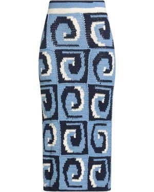 Carolina K Midi Skirt - Blue
