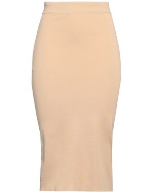Ermanno Scervino Midi Skirt Cotton, Polyamide - Natural
