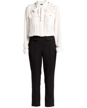 Cristinaeffe Jumpsuit Polyester, Viscose, Elastane - White
